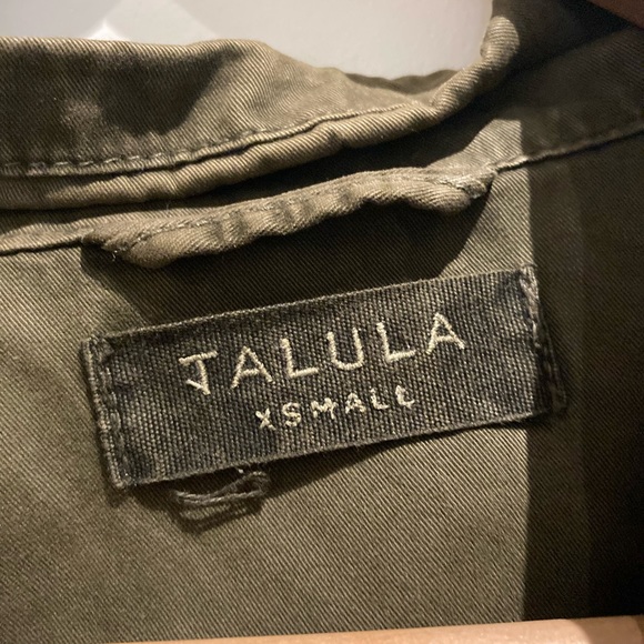 Talula army jacket with real leather sleeves, XS - Picture 7 of 7